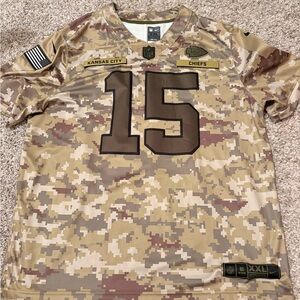 NFL Chiefs Camo Dri-Fit Mahomes Jersey XXL